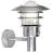 Nordlux Lønstrup 22 Wall Light Steel and Glass Grey | 220mm - IP44 - Suitable for E27 - Motion and Light Sensor