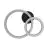 Eglo Ceiling Light Calliera Steel Black Gold 12W 1500lm - 840 Cool White | IP20 - Dimmable 