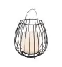 Nordlux Table Lamp Jim To-Go Portable Battery Metal Black 3W 300lm - 827 Extra Warm White | 3-Step Dimmable 