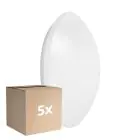 Multipack 5x Ledvance Surface Circular 350 White 18W 1440lm - 840 Cool White | IP44 - with Sensor - Replaces 2x18W