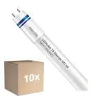 Multipack 10x Philips LED Tube T8 MASTER (HF) High Output 8W 1050lm - 865 Daylight| 60cm - Replaces 18W